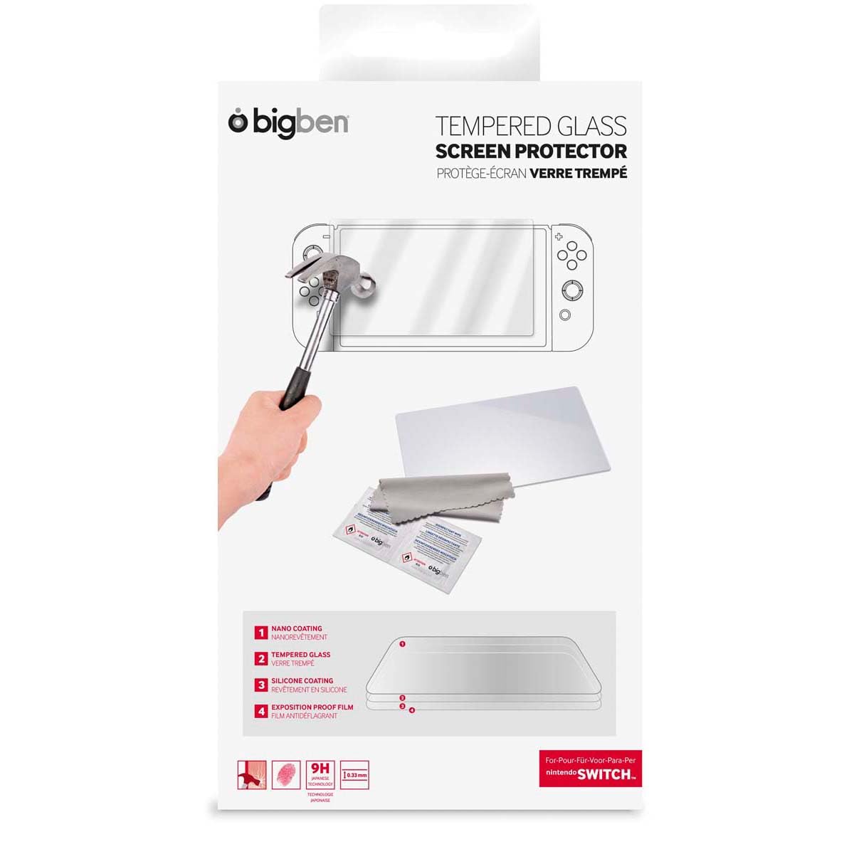 BigBen Interactive - Protector De Pantalla (Nintendo Switch)