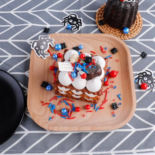 Image of Spiderman Sprinkles for Cake Decorating, 130g /4.6oz Edible Spiders and Pearl Sprinkles Mix, Red Blue Candy Pearls for Baking, Cookie Decorations and Cupcake Toppings, Children Birthday Party Supplies