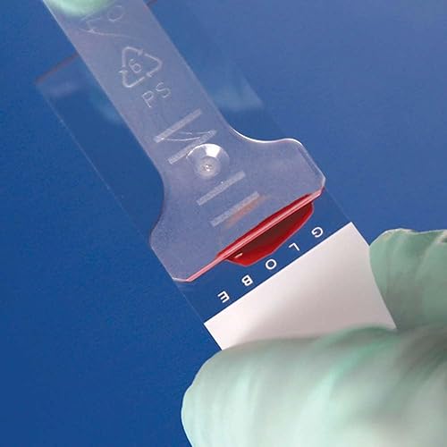 Miniatura 3 de Globe Scientific 1300 Diamond Perfect Frost para herramienta de manchado de sangre, paquete de 72