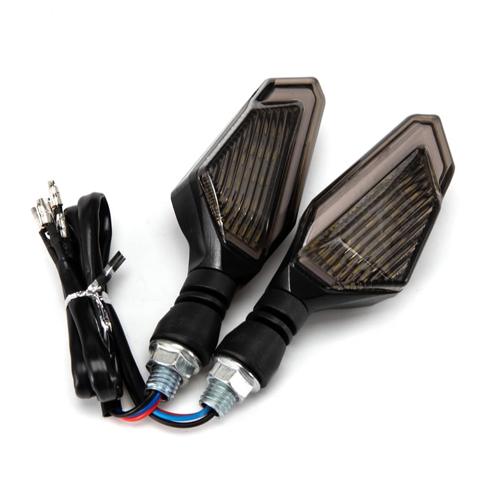 Motorcycle Turn Signal Lights Motorcycle Indicator Lights LED Front and Rear Turn Signal Lights 2 Pcs General Purpose