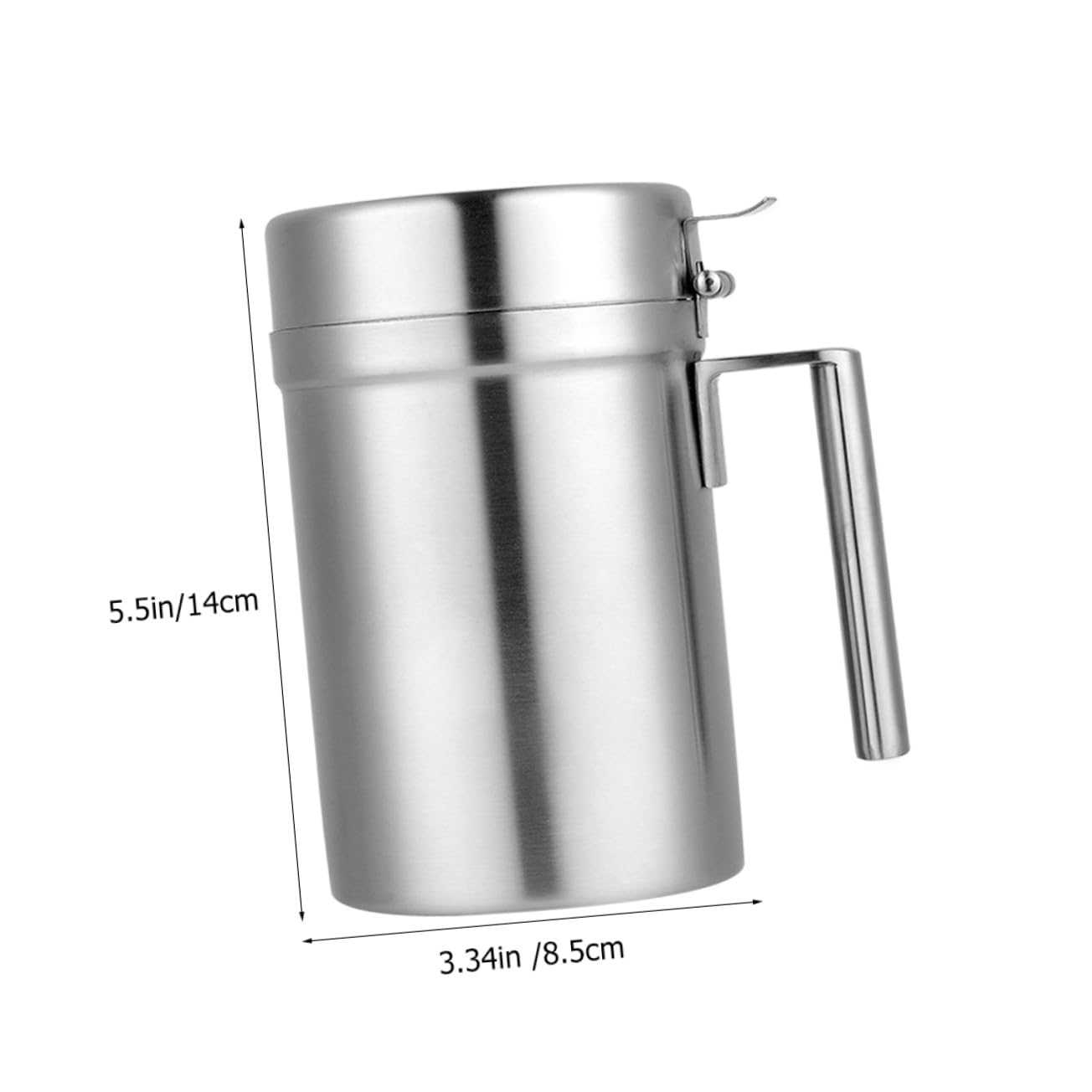 Sosoport Botella Dispensadora de Aceite Acero Inoxidable Aceite Vinagre y Salsa Cocina Diseño Anti-goteo para Uso Mesas y Encimeras