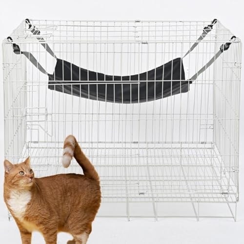 Ｂｅｓｇａ Cato reversível Hammock pendurado na cama de dupla lados, Preto