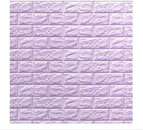 EGENATE 3D Foam Wallpaper Wall Panels Brick Self-Adhesive Waterproof PE Foam, Peel and Stick 3D Brick | 70cmX70cm- Purple_1 (B0D33PVHJZ) Amazon Price History, Amazon Price Tracker
