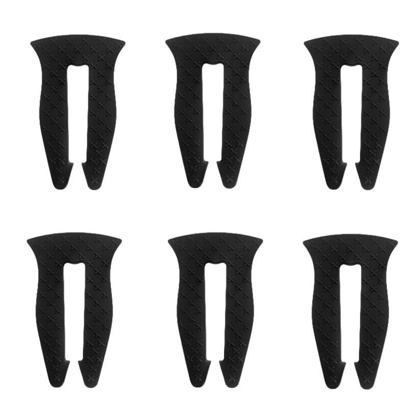 6 Pack Gas Stove Knob Locks for Toddler Safety, Durable Design Knob Safety Covers, Child Proof Oven Knob Locks, Prevent Accidental Touch(Black) (Black,6)