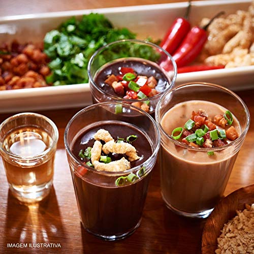 Kit 06 Copos Cachaça Americano Mini Nadir 45 Ml