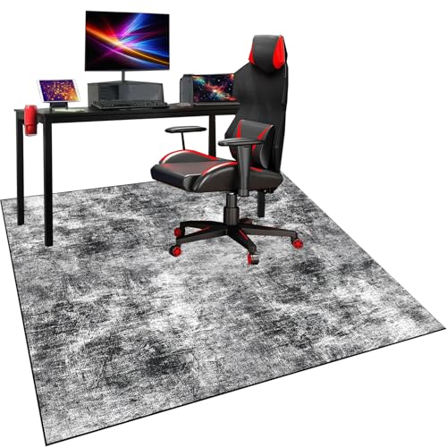 Alfombra Silla Gaming, Alfombrilla para Silla de Oficina, Protector Suelo Silla Ruedas, Alfombras Gaming Oficina Suelo, Tapete de Protección de Madera/baldosas, Protector de Suelo 160 x 180 cm