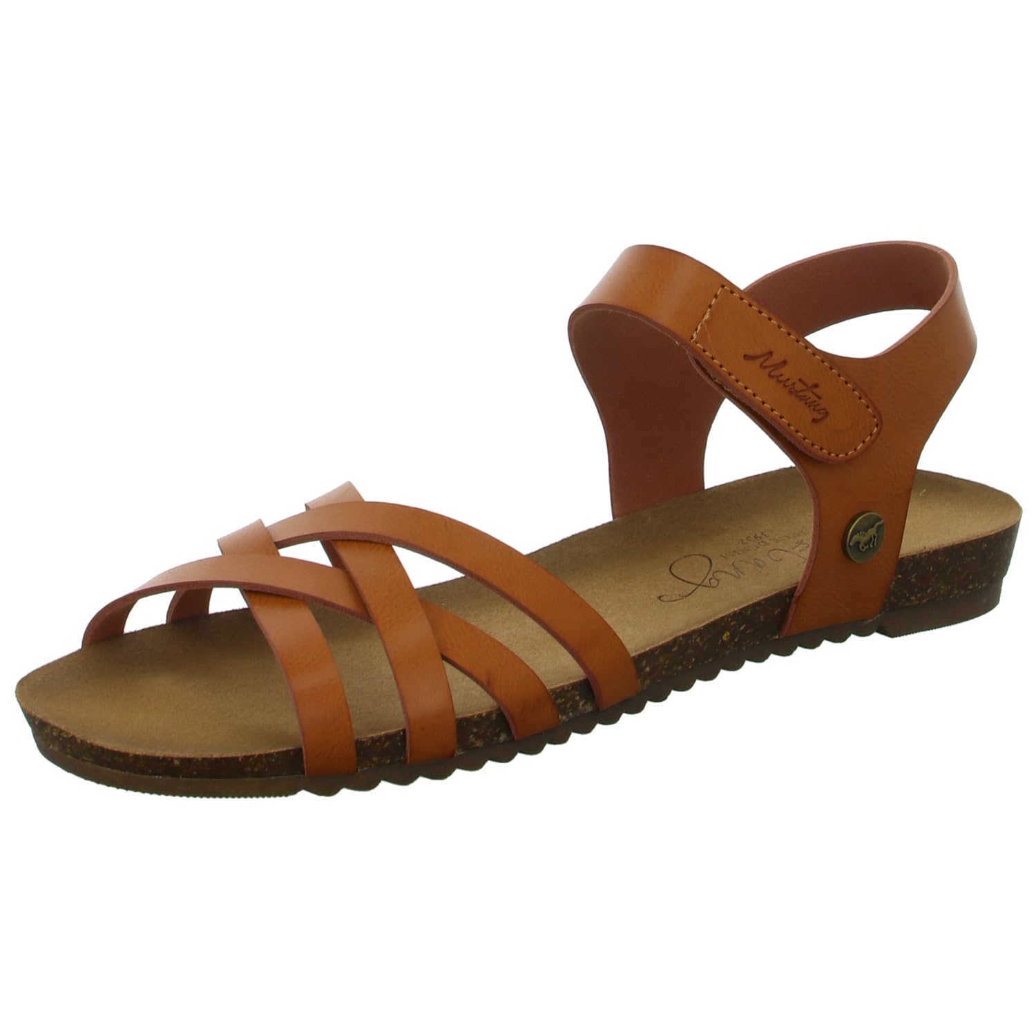 Mustang Women's 5057-802-307 Sandals, Cognac, 1 UK