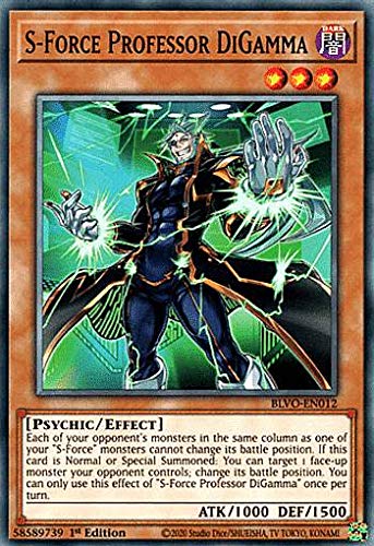 Amazon.co.jp: 遊戯王 BLVO-EN012 S-Force プロフェッサー・ディガンマ