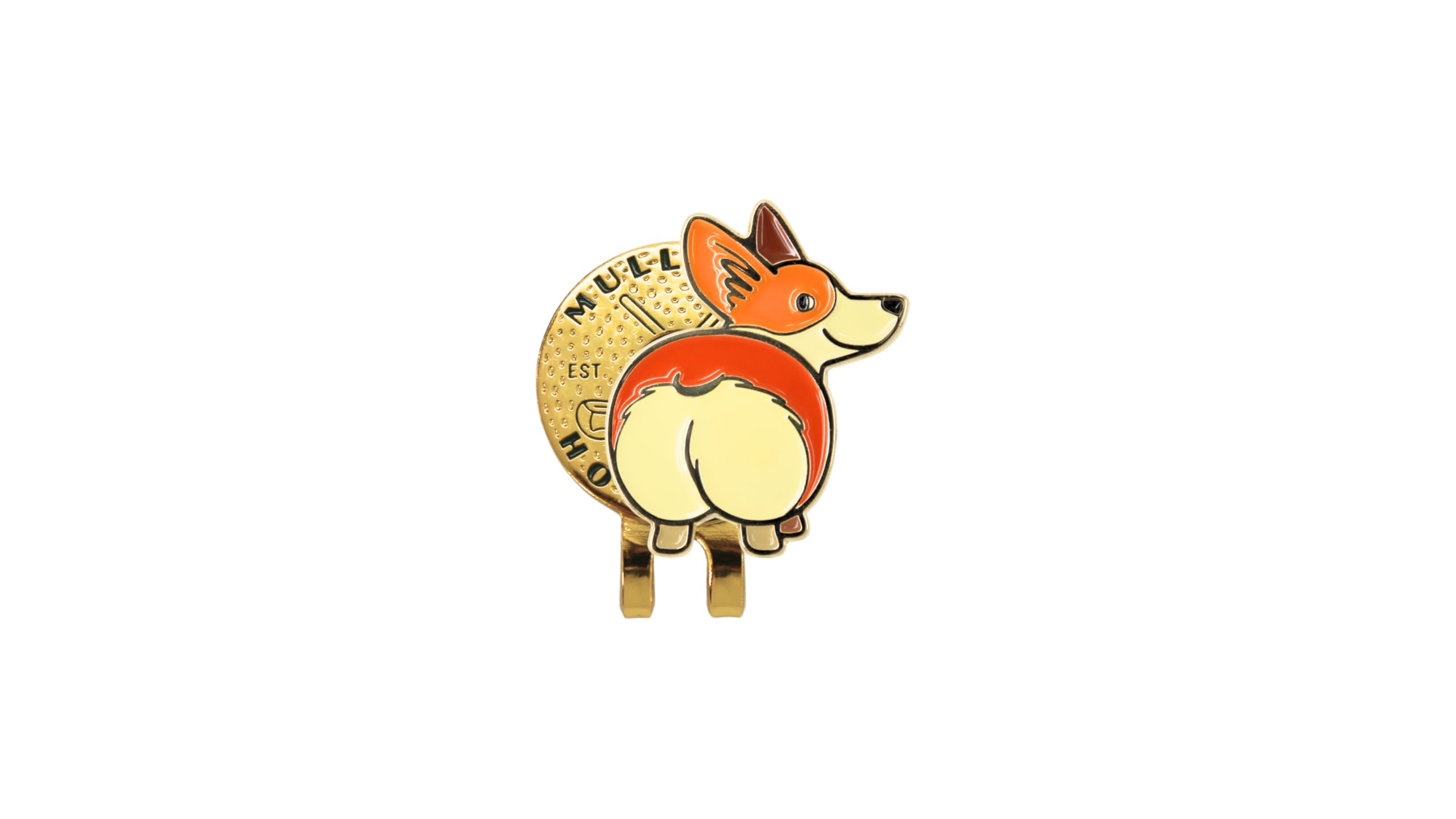 MULLIGAN HOOLIGANยฎ ๐๐๐๐๐๐๐ Corgi Golf Ball Marker + ๐๐๐ง๐๐ค๐ง๐ข๐๐ฃ๐๐ Magnetic Hat Clip | High Quality Enamel | Funny Golf Gift for Golf Lovers | Golf Cap Premium Gifts | Custom Design โ image 1