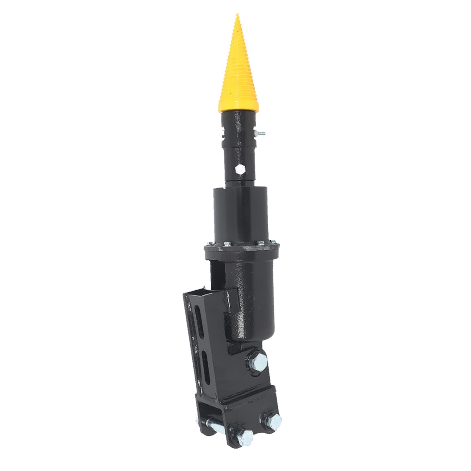 Generic Minikoparka Hydrauliczna łuparka do Kłód Przystawka ślimakowa Wydajne Narzędzie do Rozłupywania Drewna Opałowego i Wiercenia w Ziemi ze Stali Manganowej o Długości 70 Cm