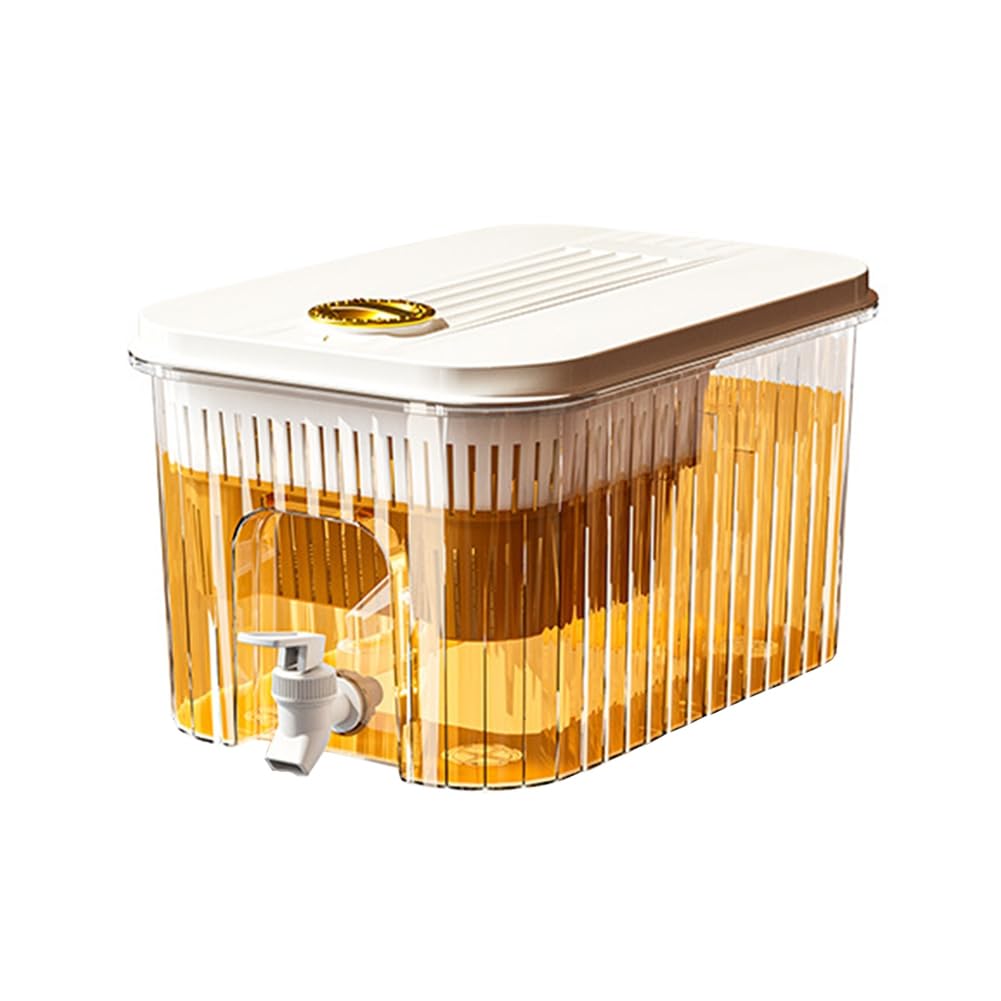 Aundhegrtt Juice Dispenser Fridge Drink Dispenser with High Temperature Resistance Fridge Beverage Dispenser Spigot Filter Design