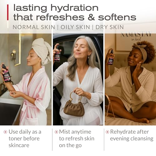 Organic Rose Water Spray for Face, USDA Certified 100% Pure, 4 Fl Oz Detail