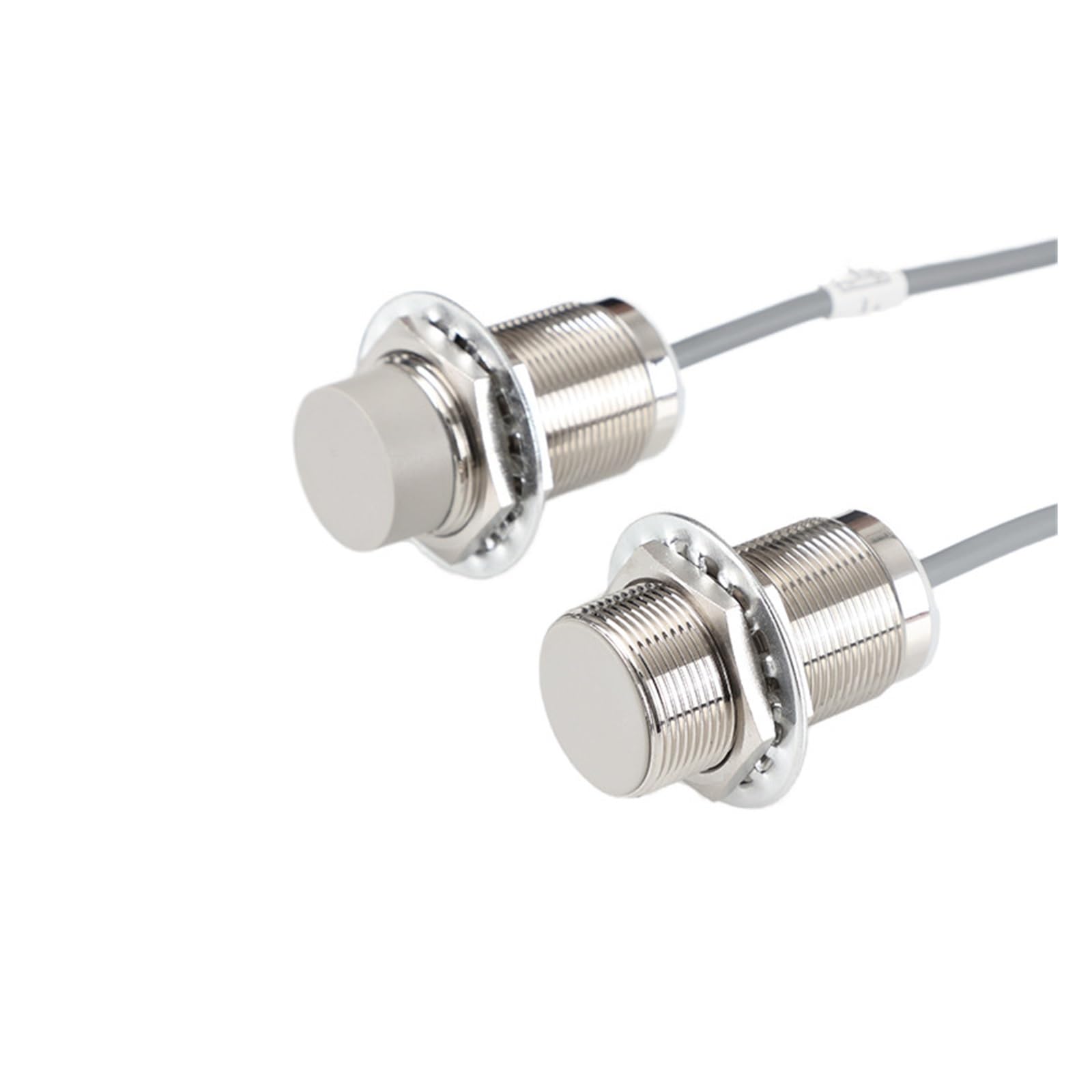 TYBOPHQJ M30 Flush NPN PNP NO Waterproof and Oilproof Cylindrical Inductive Proximity Sensor(M30 flush NPN NO-Sn:16mm)