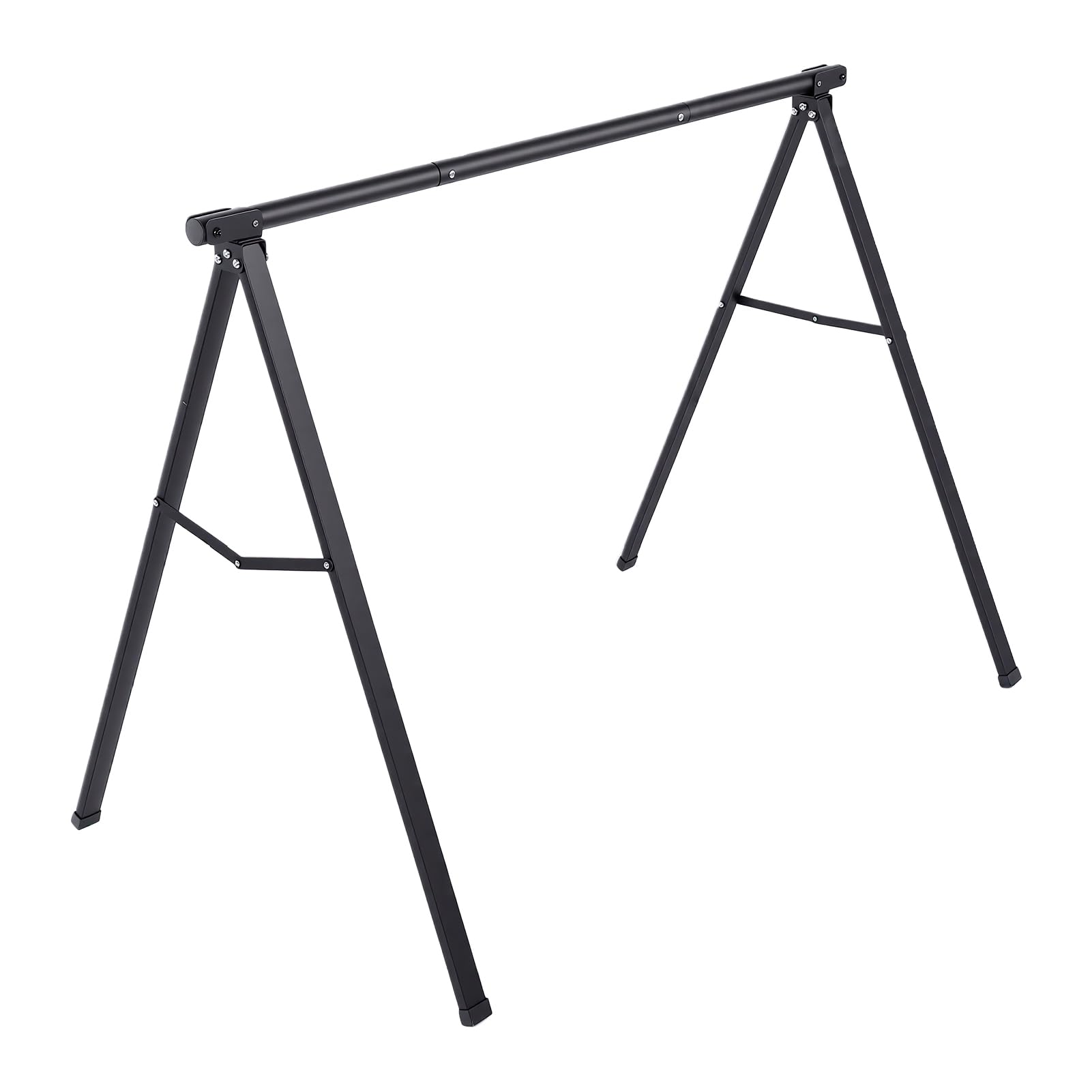 PUSOKEI 3 Bici Rack Parcheggio in Acciaio Pesante Pieghevole (Black)