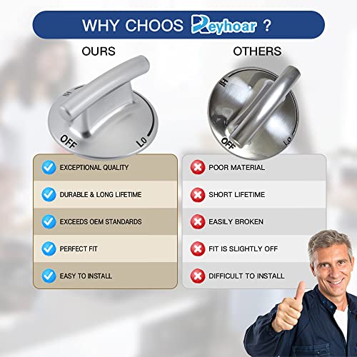 7733P410-60 Surface Burner Knob, Control Knobs Replacement Part Fit For Jenn-Air/Maytag/Kitchenaid Gas Cooktop Stove, Replaces 74007733, Ap5668987, Ps2375871, Ap6011505 (4Pcs) #TOP3