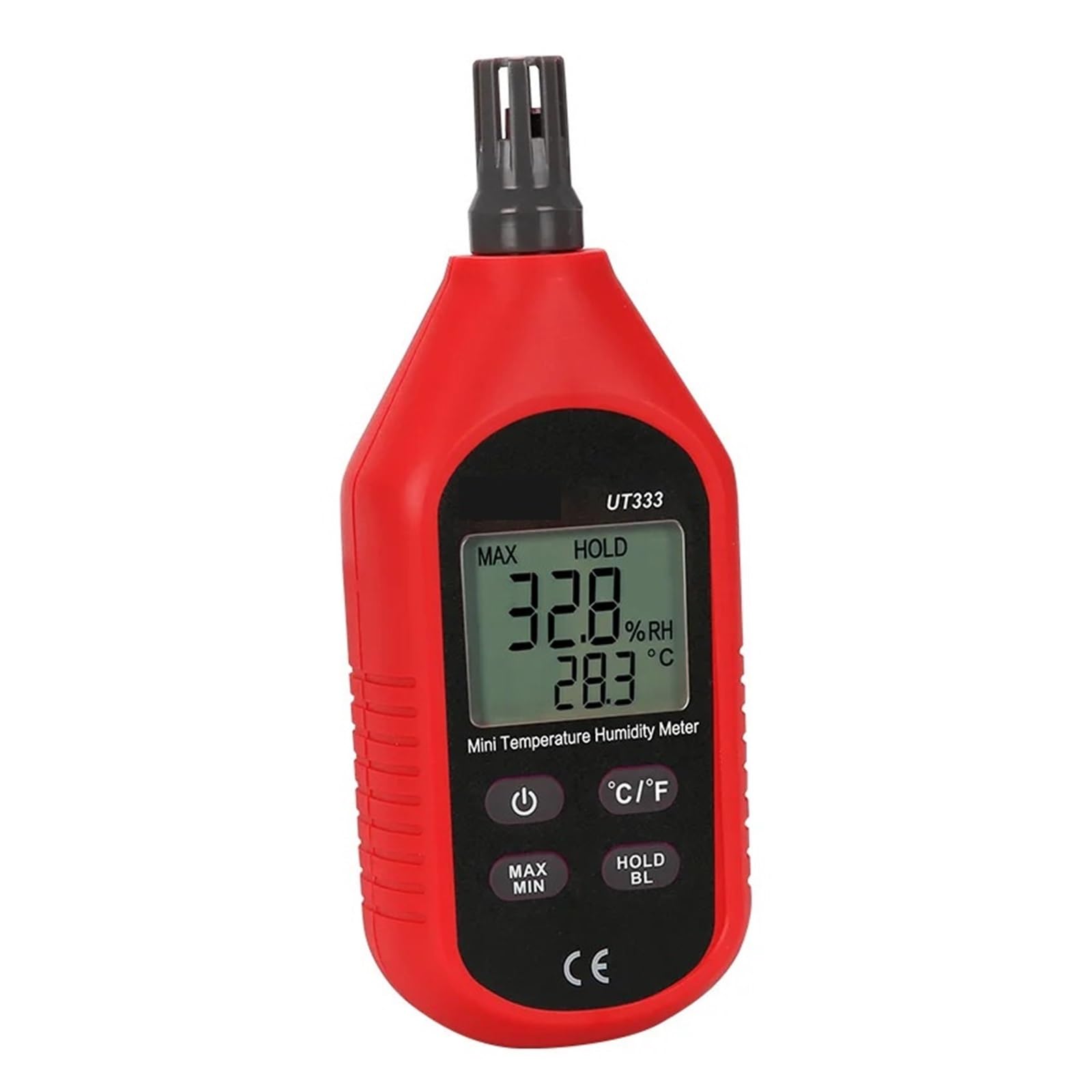 Mini medidor de humedad y temperatura serie UT333 - Termómetro higrómetro con pantalla digital LCD con integración de aplicación Bluetooth