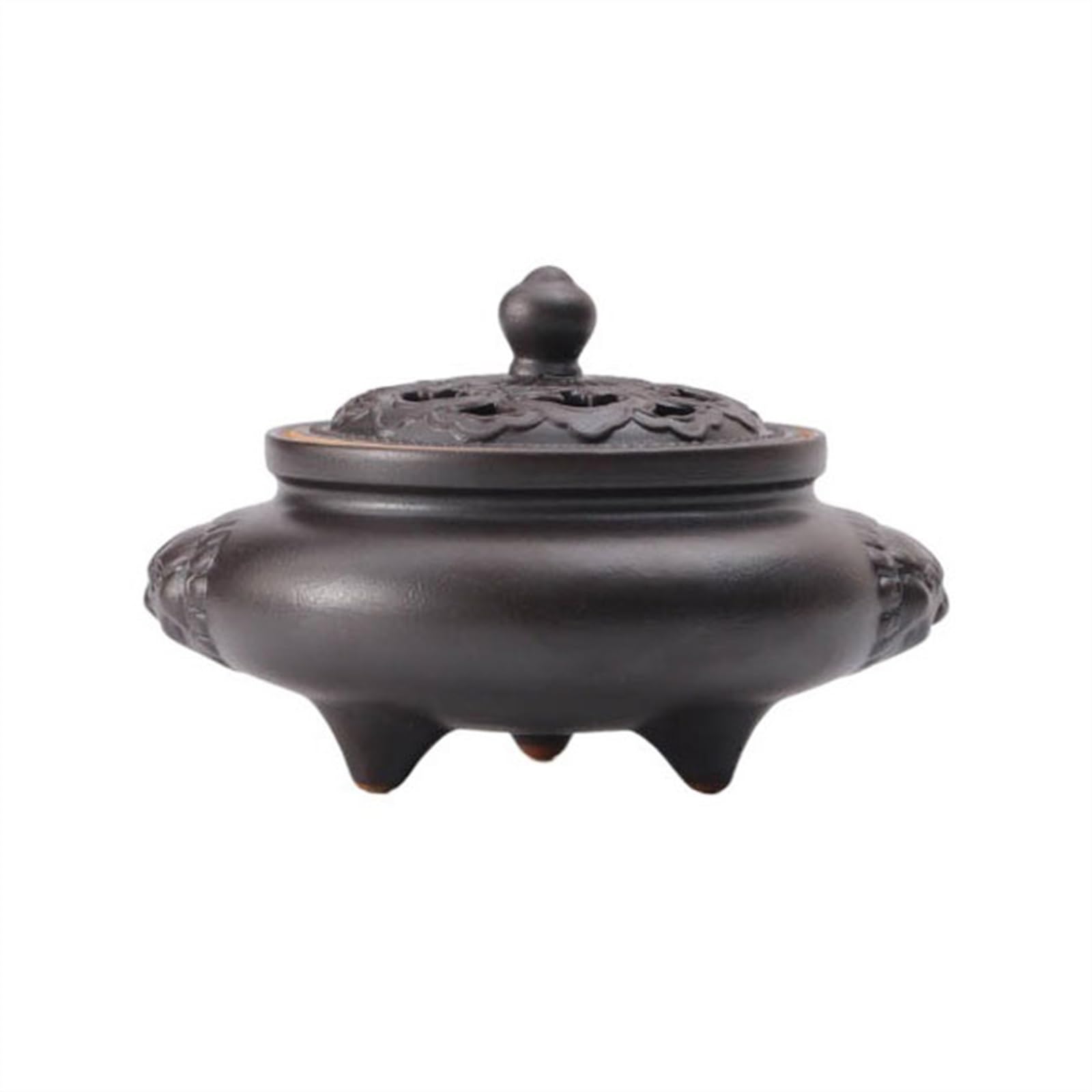 Incense Holder Retro Chinese Style Three Legged Tripod Sandalwood Incense Burner Desktop Home Decoration Ornaments Holder Teahouse