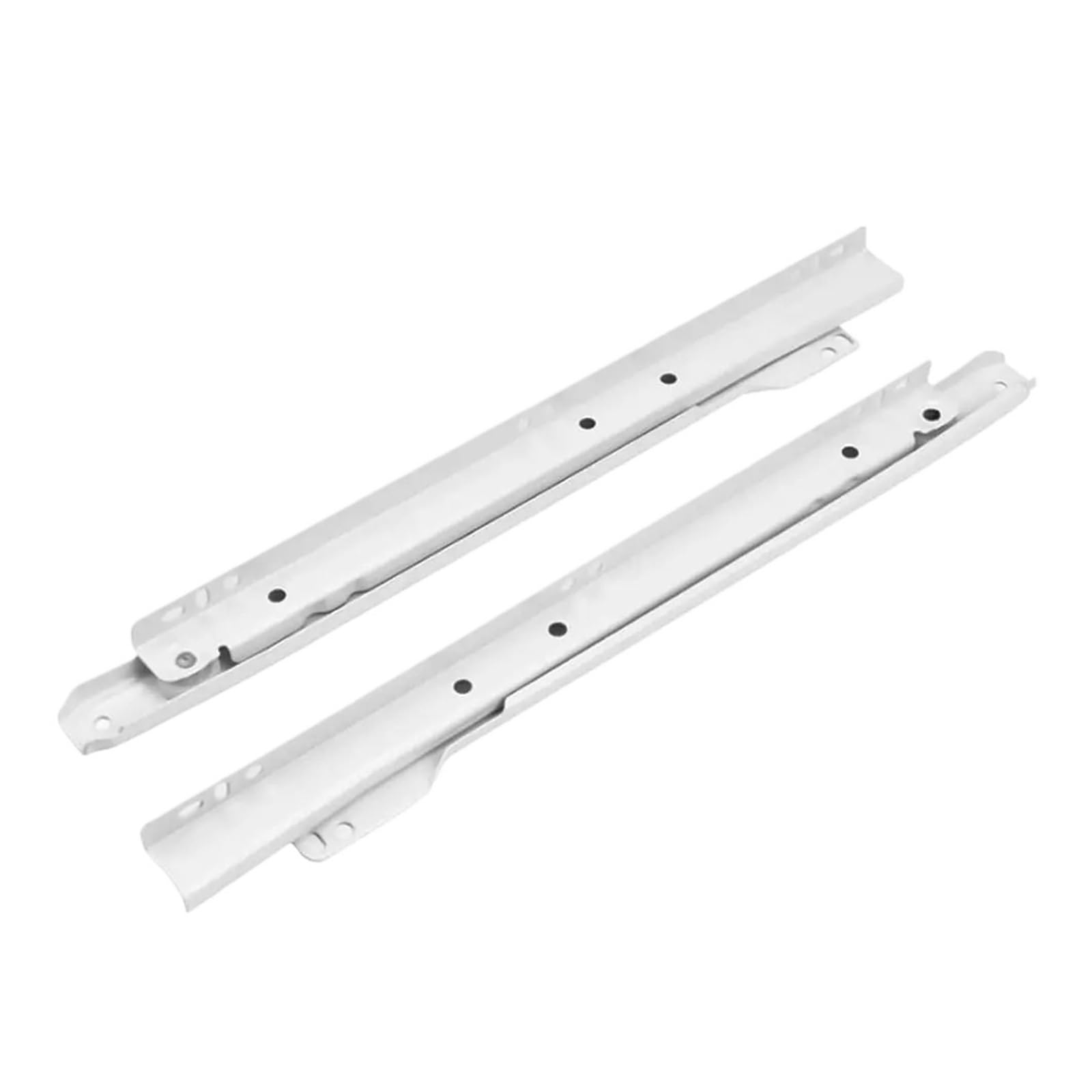 Jvnalwnkv One Color Cabinet Drawer Slide Rail，Stainless Steel Rail, Side Mount Ball Bearing Rails 1Pair Thickening Pulley Track Keyboard Roller