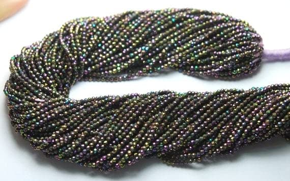 Spinel noir facetté de 3mm pour création de bijoux de luxe uniques