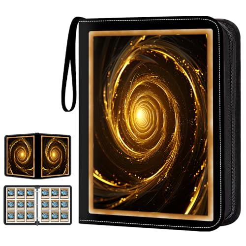 LOMONEH Trading card Binder for Yugioh Cards- 9 Pocket,...