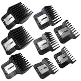 JRSHOME 2025 - Protezioni di ricambio per tagliacapelli Andis T Out-liner pm-t, pmt-2, D-4, D-5, D8, GI, GTO, per slii, rt-1, nero, 1/32" - 11/4"