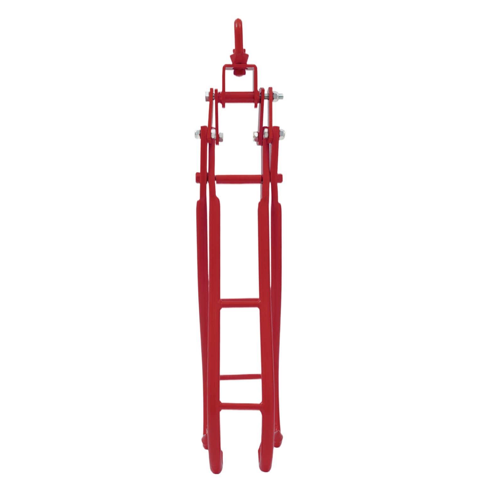 Pinzas para tronco de madera de 36 pulgadas, capacidad de carga 2T, para remolcar camiones, skidders, etc. (amarillo/rojo) (rojo)