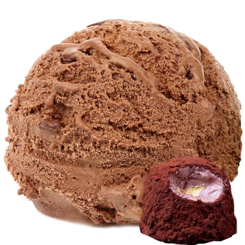 Tartufo Geschmack Eispulver VEGAN - OHNE ZUCKER - LAKTOSEFREI - GLUTENFREI - FETTARM, auch für Diabetiker Milcheis Softeispulver Speiseeispulver Gino Gelati (Tartufo, 10 kg)