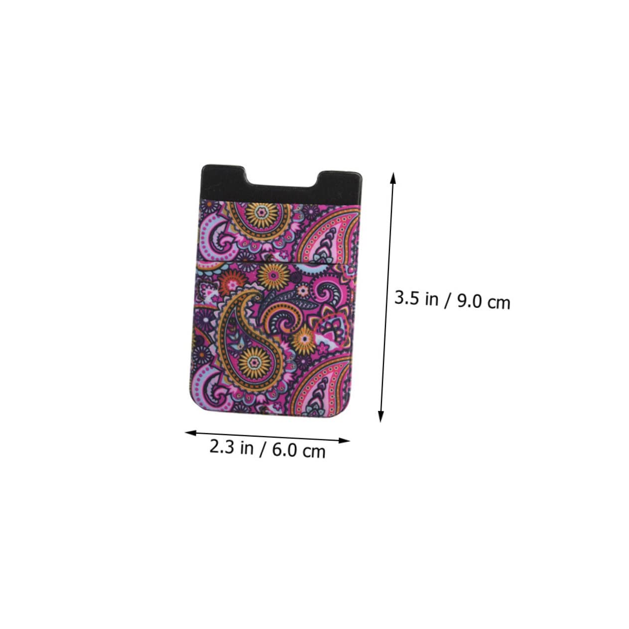 Hemobllo 10pezzi Portafoglio Adesivo Per Smartphone Porta Carte Di Credito e Piccole Schede Design Antiscivolo e Forte Adesione Per Uso Quotidiano Colori