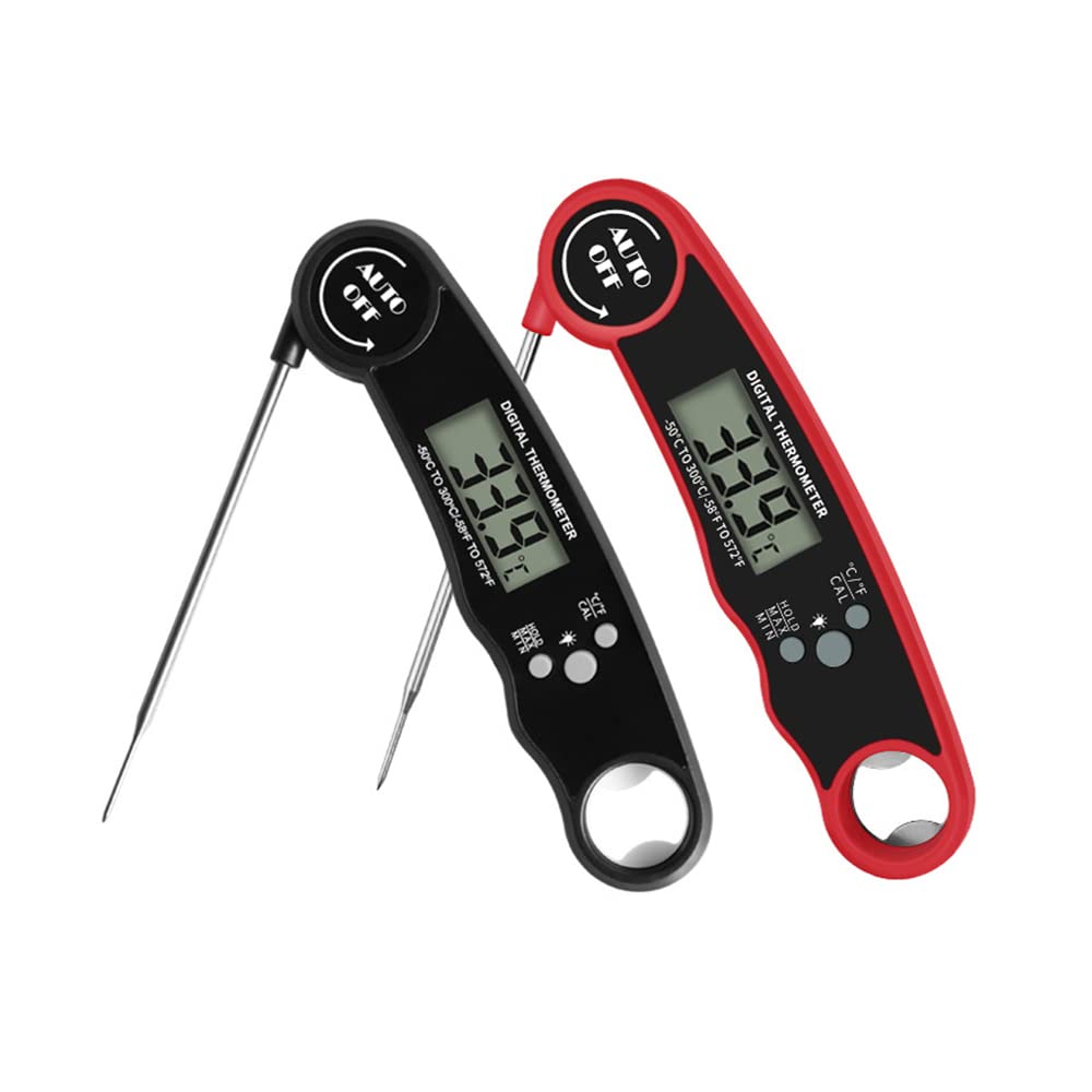 TopHomer Digital Food Thermometer ABS Meat Thermometer Probe Sensor Temperature Guide for Grilling, Steak, Milk