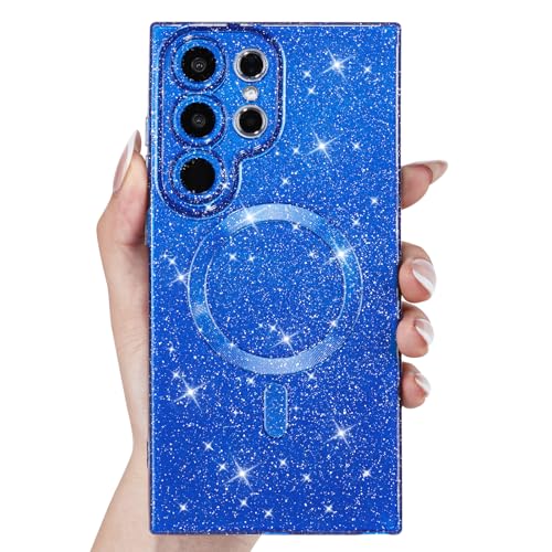 Coque Samsung S24 Ultra paillettes antichoc et magnétique pour éviter les rayures