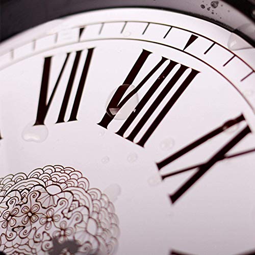Horloge murale extérieure silencieuse sans tic-tac étanche - 6