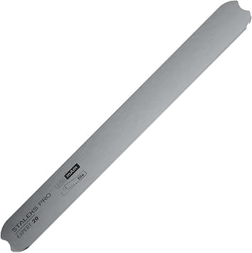 Staleks Pro Straight Metal Base for Nail File Expert 20 Stainless Steel Reusable Nail File Base Manicure & Pedicure Tool Compatible with Disposable Files