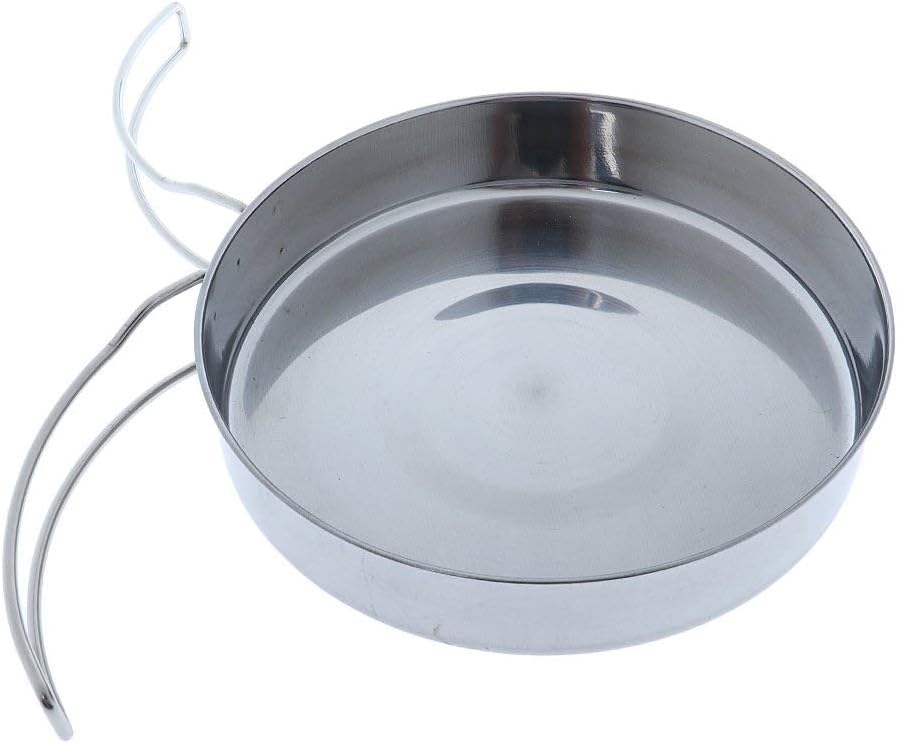 padella in acciaio inox per il campeggio
