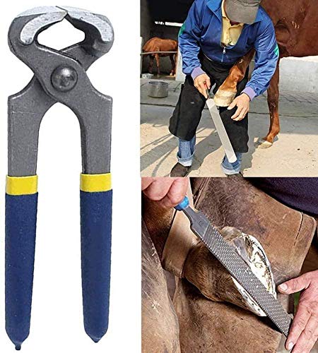 Hoof Trimmers Goat Hoof Trimming Shears Nail Clippers, Horse Farrier Tool, Multi-Purpose Hoof Trimmersï¼ŒHorse Equine Metal Shears Farriers Hoof Nipper Cutter Professional Horses Hoof Trimming Tools