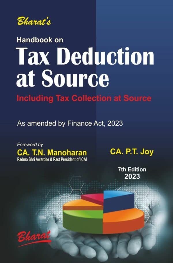 Bharat Handbook on Tax Deduction at Source By CA P T Joy Edition April 2023