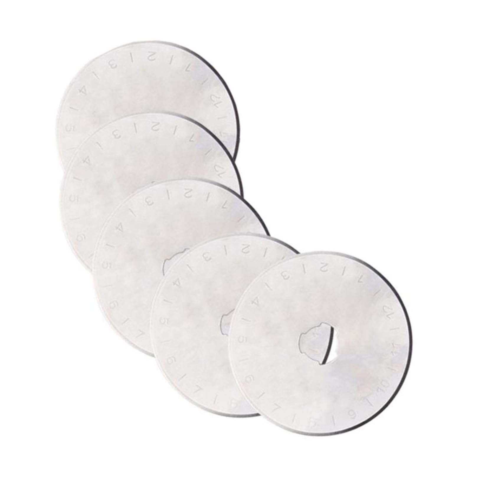 NUOBESTY 1set Taglierina Rotante Ergonomica Per Cucito Kit Creativo Per Tessuti e Vinile Con Funzione Di Sicurezza e Manico Comfort