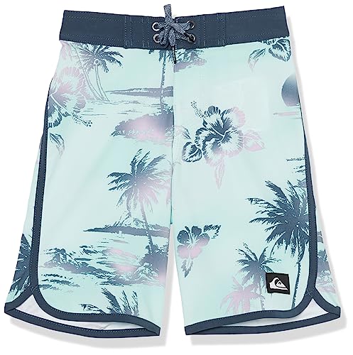 Quiksilver Boys Surfsilk Scallop 14 Boardshort Swim Trunk