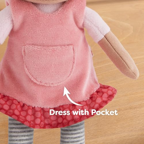 Image of HABA Snug Up Camilla - 10 inch Soft Doll, Machine Washable - Perfect Snuggly First Soft Baby Doll and Toddler Plush Figure for 6 Months and Up
