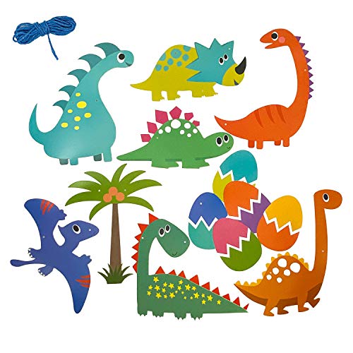 Oblique Unique® - Festone a forma di dinosauro per...