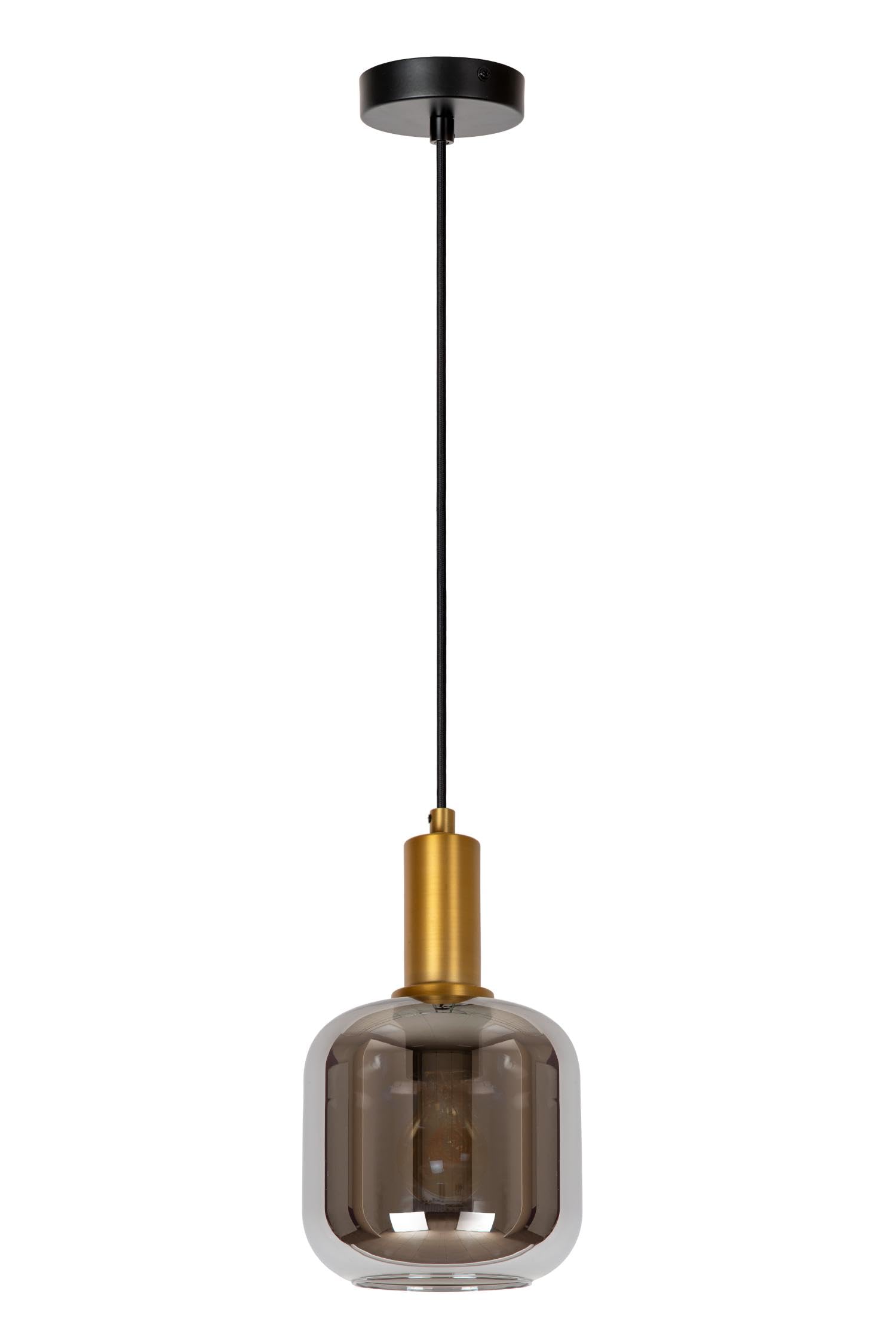 LUCIDE JOANET - Suspension - Ø 16 cm - 1xE27 - Fumé