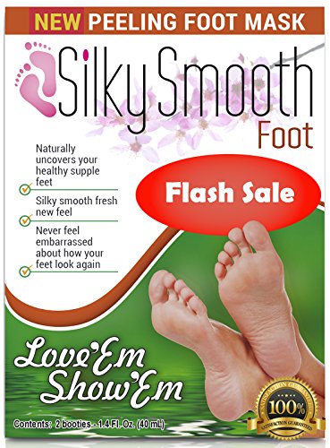 Silky Smooth Foot Peeling Exfoliating Mask - 1 Pair - Natural Foot Care Treatment - Callus Remover - Removes Dead Skin F