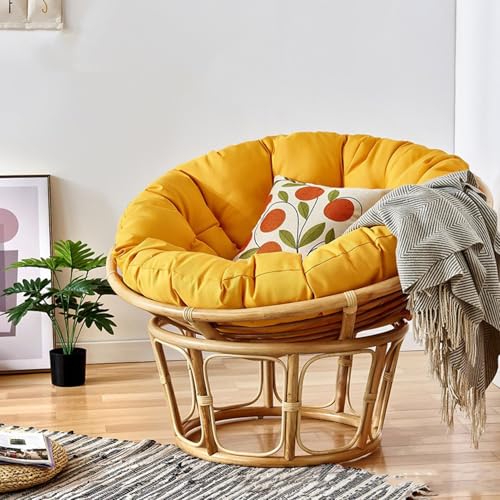 Almohada redonda de algodón de 10 cm de grosor y 130 cm para columpio 8