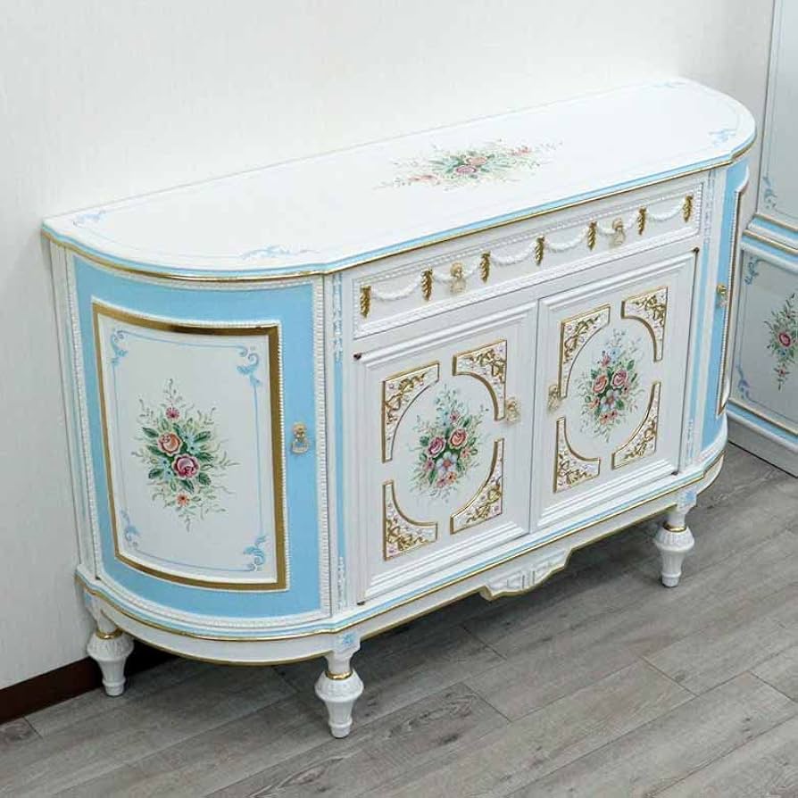 フレンチスタイル キャビネット 4段ロココ調 フレンチスタイル キャビネット 4段ロココ調 フレンチスタイル