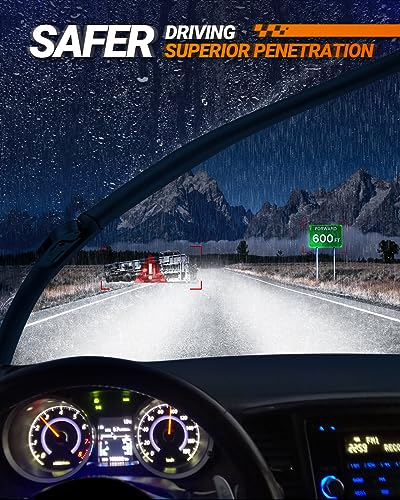 image for SEALIGHT 5202 LED Fog Light Bulbs, 600% Brightness 5201 PS19W PS24W Fo