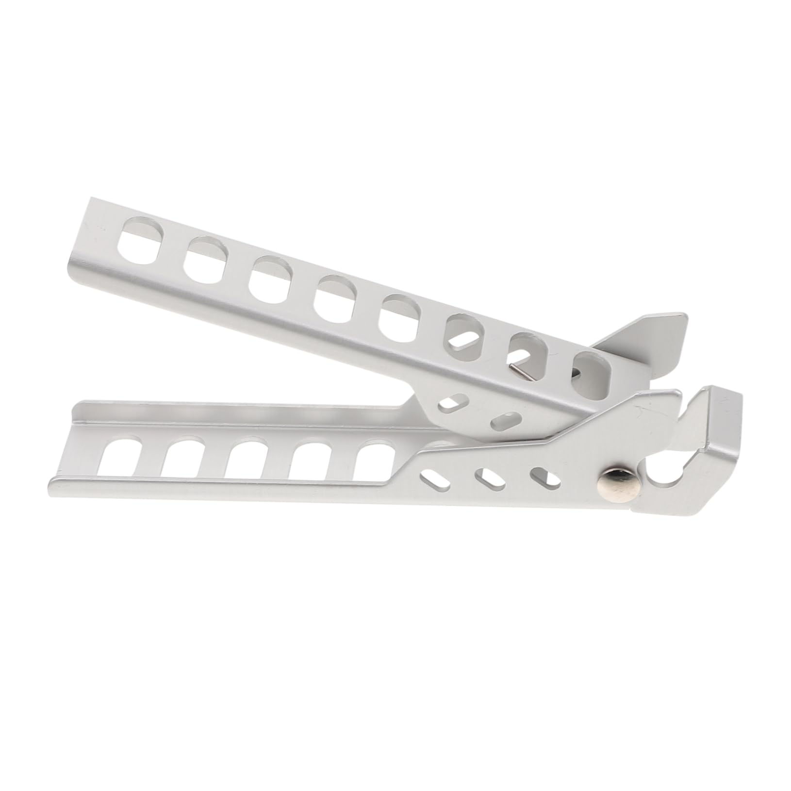 Alipis 1Pc Heat Resistant Cookware Clamp Pan Holder for Gripping Outdoor Bbq Accessories and Cooking Tool Silver