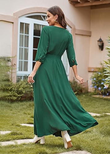 Image of Casual Summer Dresses for Women 2026 Maxi Dress Flowy Bohemian Beach Party