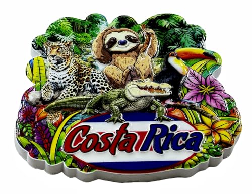 Costa Rica Refrigerator Magnet Travel Souvenir Fridge 3D Decoration Craft Collection