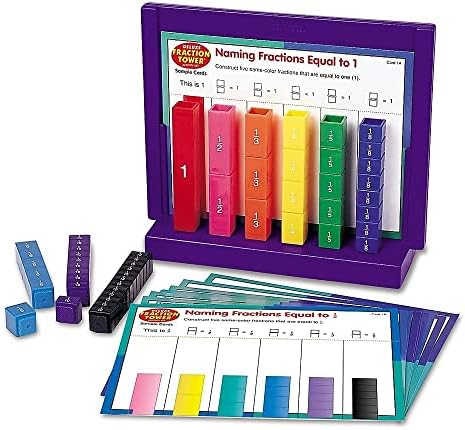Learning Resources Deluxe Fraction Tower Activity Set image 5