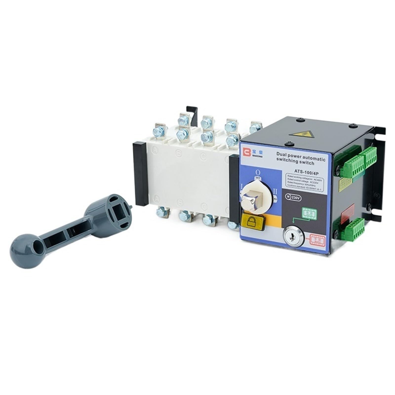 Interruptor de Transferencia automática de 100 A, Interruptor de generador de Cambio de Potencia Dual(100A)