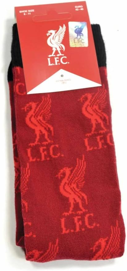 Roy Lowe and Sons Limited Liverpool FC All Over Print Adult Socks 8 to 11